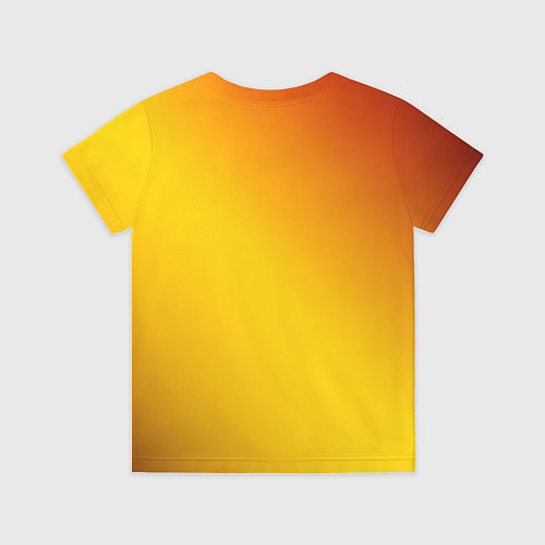 Детская футболка Color yellow red gradient / 3D-принт – фото 2