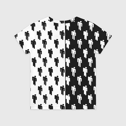 Детская футболка Borussia черно белые люди / 3D-принт – фото 2