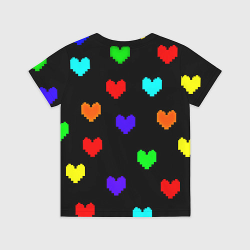 Детская футболка Borussia сердца паттерн / 3D-принт – фото 2
