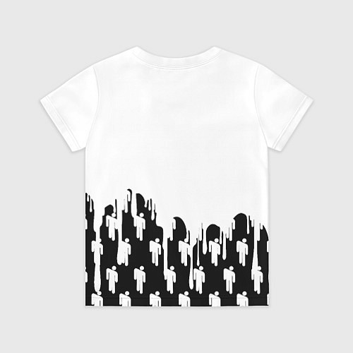 Детская футболка Ювентус краски люди / 3D-принт – фото 2