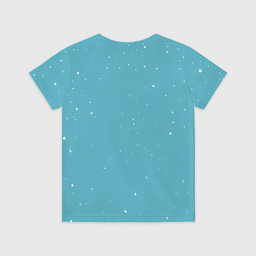 Детская футболка Когда за стол - новогодняя собачка / 3D-принт – фото 2