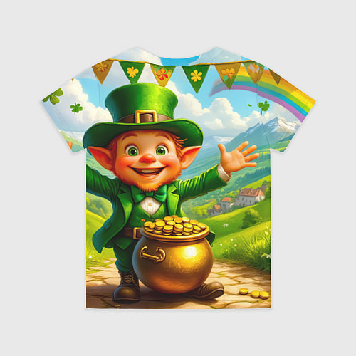 Детская футболка Лепрекон у горшка с золотом / 3D-принт – фото 2