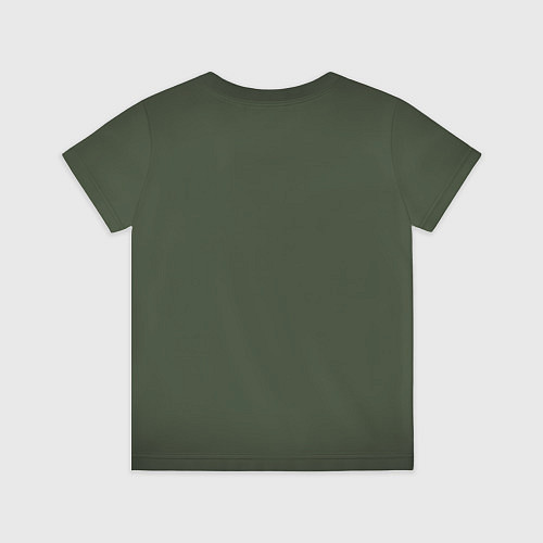 Детская футболка Бережёного бог бережёт хаки / 3D-принт – фото 2