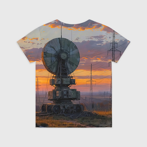 Детская футболка Радиоэфир на закате / 3D-принт – фото 2