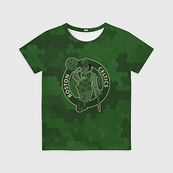 Футболка детская NBA Celtics camo, цвет: 3D-принт