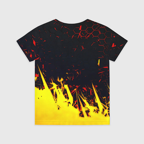 Детская футболка Borussia краски соты / 3D-принт – фото 2