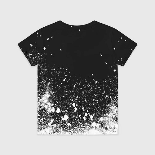 Детская футболка Ювентус всплеск белых красок / 3D-принт – фото 2