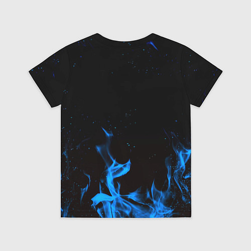 Детская футболка Наполи синий огонь / 3D-принт – фото 2