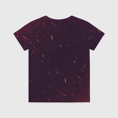 Детская футболка Новогодняя мандариновая лошадь 2026 / 3D-принт – фото 2