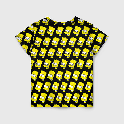 Детская футболка Барт Симпсон: узор / 3D-принт – фото 2