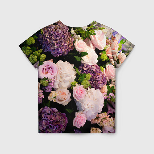 Детская футболка Весенние цветы / 3D-принт – фото 2