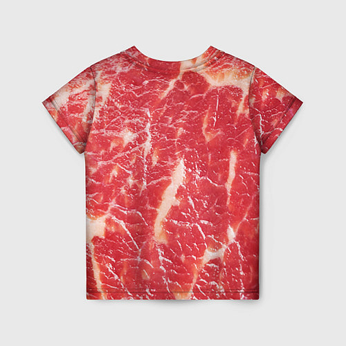 Детская футболка Мясо / 3D-принт – фото 2