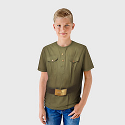 Футболка детская Униформа солдата, цвет: 3D-принт — фото 2