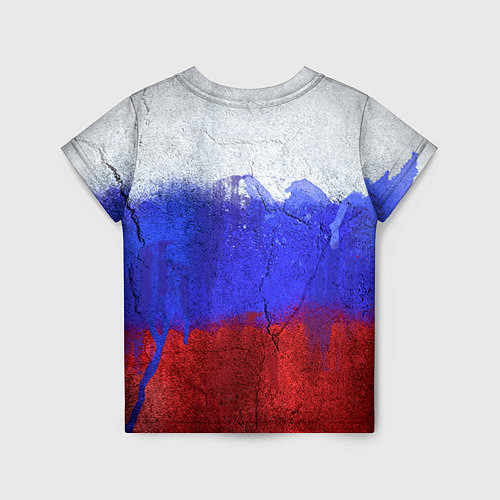 Детская футболка Новогодний медведь РФ / 3D-принт – фото 2