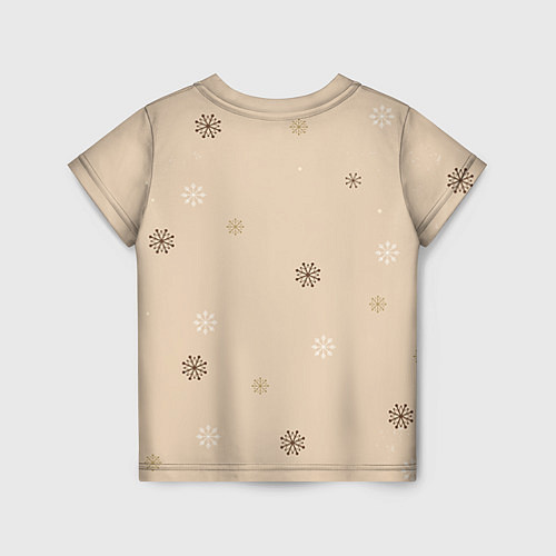 Детская футболка Сова в наушниках / 3D-принт – фото 2