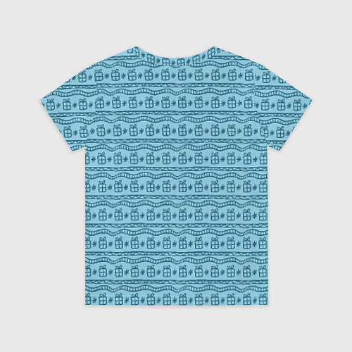 Детская футболка Новогодний мишка / 3D-принт – фото 2