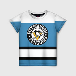 Футболка детская Pittsburgh Penguins: White, цвет: 3D-принт