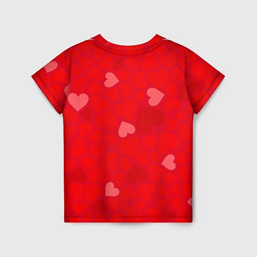 Детская футболка Love you / 3D-принт – фото 2