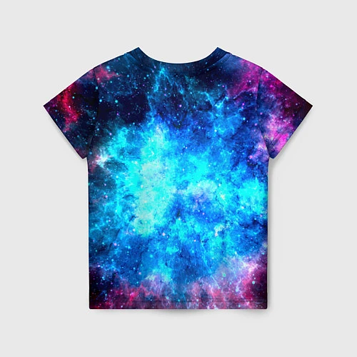 Детская футболка Голубая вселенная / 3D-принт – фото 2