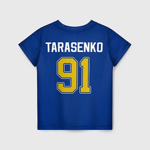 Детская футболка St Louis Blues: Tarasenko 91 / 3D-принт – фото 2