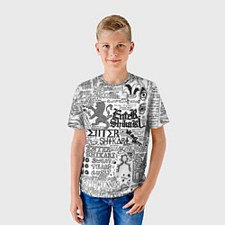 Футболка детская Enter Shikari: Words, цвет: 3D-принт — фото 2