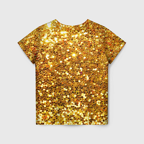 Детская футболка Золотое мерцание / 3D-принт – фото 2