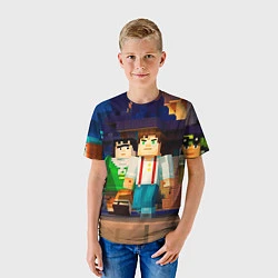 Футболка детская Minecraft Men's, цвет: 3D-принт — фото 2