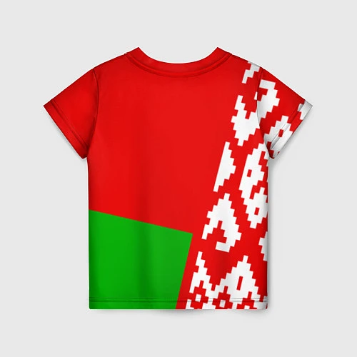 Детская футболка Патриот Беларуси / 3D-принт – фото 2