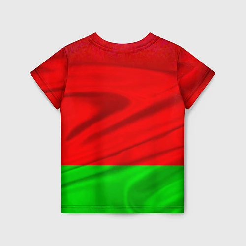 Детская футболка Александр Лукашенко - Беларусь / 3D-принт – фото 2