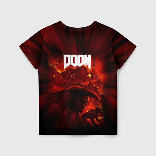 Детская футболка DOOM: 2016 / 3D-принт – фото 2