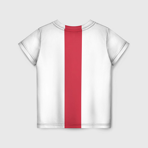 Детская футболка Сборная Польши по футболу / 3D-принт – фото 2