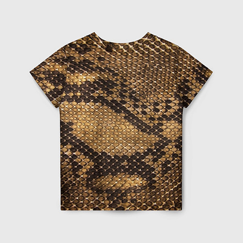 Детская футболка Змеиная кожа / 3D-принт – фото 2