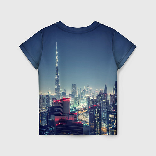Детская футболка Дубай / 3D-принт – фото 2