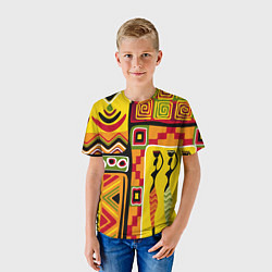 Футболка детская Африка, цвет: 3D-принт — фото 2