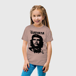 Футболка хлопковая детская Che Guevara, цвет: пыльно-розовый — фото 2