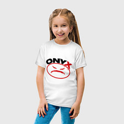Футболка хлопковая детская Onyx, цвет: белый — фото 2