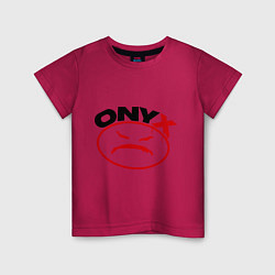 Футболка хлопковая детская Onyx, цвет: маджента