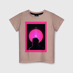 Футболка хлопковая детская Blade Runner 2049, цвет: пыльно-розовый