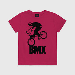 Футболка хлопковая детская BMX 3, цвет: маджента