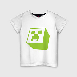 Футболка хлопковая детская Green Creeper, цвет: белый