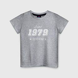 Футболка хлопковая детская Limited Edition 1979, цвет: меланж