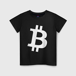 Футболка хлопковая детская BTC Symbol, цвет: черный