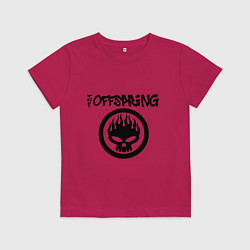 Футболка хлопковая детская The Offspring, цвет: маджента