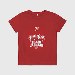 Футболка хлопковая детская Black Sabbath Collective, цвет: красный