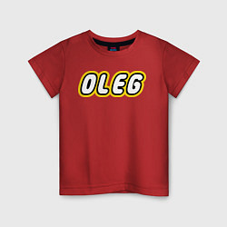 Футболка хлопковая детская Oleg, цвет: красный