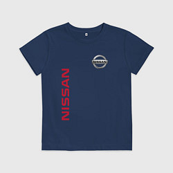 Футболка хлопковая детская Nissan Style, цвет: тёмно-синий