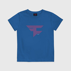 Футболка хлопковая детская Faze Clan Ultraviolet, цвет: синий