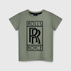 Детская футболка Rolls-Royce logo