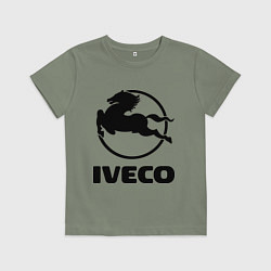 Футболка хлопковая детская Iveco, цвет: авокадо