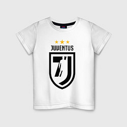 Футболка хлопковая детская Juventus 7J, цвет: белый